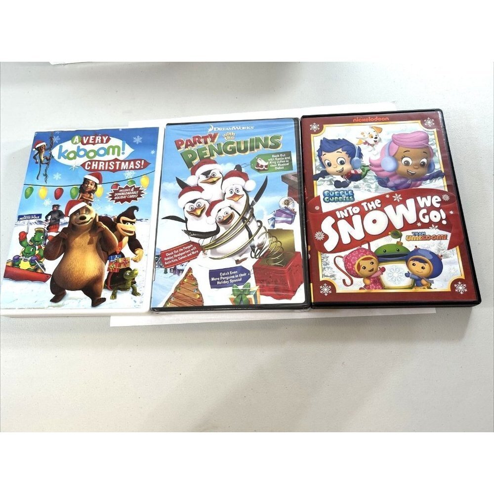 Kids DVDs Christmas Cartoons Lot of 3